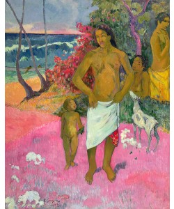 Paul Gauguin, A Walk by the Sea, 1902 (oil on canvas)