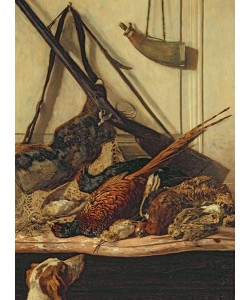 Claude Monet, Hunting Trophies, 1862 (oil on canvas)