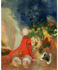 Odilon Redon, The Red Sphinx, c.1912 (oil on canvas)