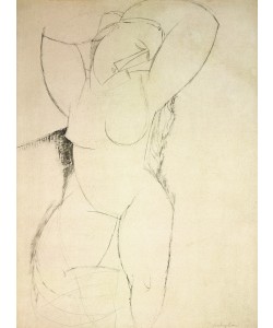 Amedeo Modigliani, Caryatid, c.1913-14 (pen & ink on paper)