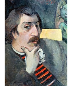 Paul Gauguin, Portrait of the Artist with the Idol, c.1893 (oil on canvas)