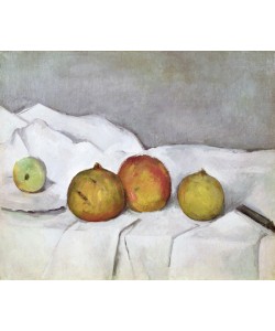 Paul Cézanne, Fruit on a Cloth, c.1890 (oil on canvas)