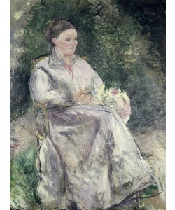Camille Pissarro, Portrait of Julie Velay, Wife of the Artist, c.1874 (oil on canvas)