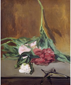 Edouard Manet, Stem of Peonies and Secateurs, c.1864 (oil on canvas)