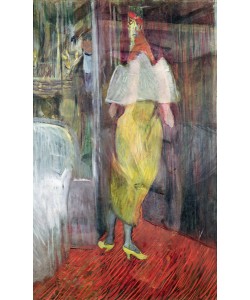 Henri de Toulouse-Lautrec, Woman Entering a Box at the Theatre, 1894 (oil on canvas)