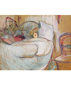 Henri de Toulouse-Lautrec, In Bed, 1894 (oil on card)