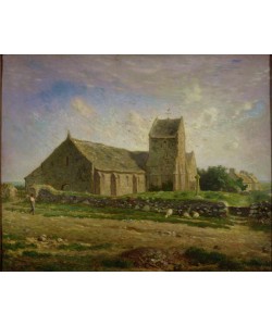 Jean-Francois Millet, The Church at Greville, c.1871-74 (oil on canvas)