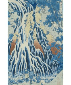 Katsushika Hokusai, Kirifuri Fall on Kurokami Mount, from the series 'Shokoku Taki Meguri' (A Journey to the Waterfalls of All the Provinces) c.1832 (colour woodblock print)
