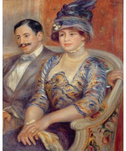 Pierre-Auguste Renoir, Mr. and Mrs. Bernheim de Villers, 1910 (oil on canvas)