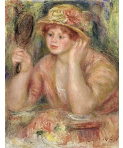 Pierre-Auguste Renoir, Woman with a Mirror, c.1915 (oil on canvas)