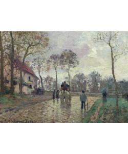 Camille Pissarro, The Coach to Louveciennes, 1870 (oil on canvas)