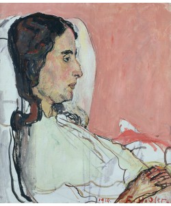 Ferdinand Hodler, Madame Valentine Gode Darel, Ill, 1914 (oil on canvas)