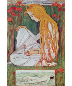 Ferdinand Hodler, The Dream, 1897 (w/c on card)