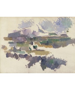 Paul Cézanne, Montagne Sainte-Victoire, 1904-05 (oil on canvas)