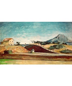 Paul Cézanne, The Railway Cutting, c.1870 (oil on canvas)