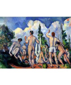 Paul Cézanne, The Bathers, c.1890-92 (oil on canvas)