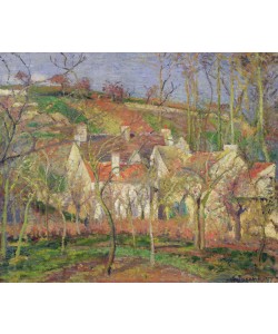 Camille Pissarro, The Red Roofs, or Corner of a Village, Winter, 1877 (oil on canvas)