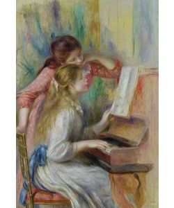 Pierre-Auguste Renoir, Young Girls at the Piano, c.1890 (oil on canvas)