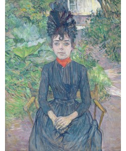Henri de Toulouse-Lautrec, Justine Dieuhl, c.1891 (oil on card)