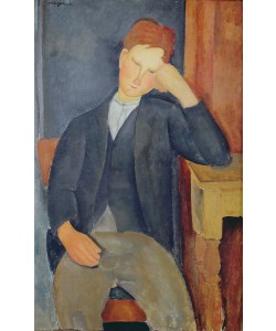 Amedeo Modigliani, The young apprentice, c.1918-19 (oil on canvas)