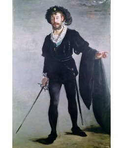 Edouard Manet, Jean Baptiste Faure (1830-1914) as Hamlet, 1877 (oil on canvas)
