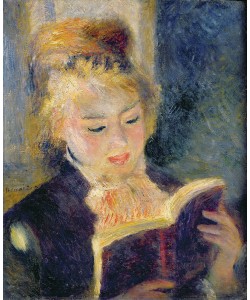 Pierre-Auguste Renoir, Girl Reading, 1874 (oil on canvas)
