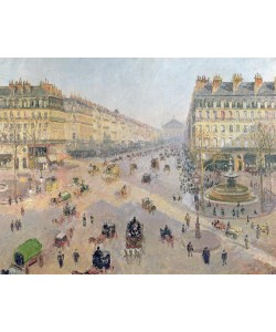 Camille Pissarro, The Avenue de L'Opera, Paris, Sunlight, Winter Morning, c.1880 (oil on canvas)