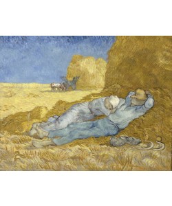 Vincent van Gogh, Noon, or The Siesta, after Millet, 1890 (oil on canvas)
