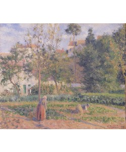 Camille Pissarro, Vegetable Garden at the Hermitage, Pontoise, 1879 (oil on canvas)