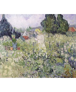 Vincent van Gogh, Mademoiselle Gachet in her garden at Auvers-sur-Oise, 1890 (oil on canvas)