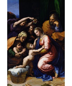 Raphael, Holy Family (known as the Grande Famille of Francois I), 1518 (oil on canvas)