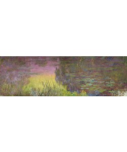 Claude Monet, Waterlilies at Sunset, 1915-26 (oil on canvas)