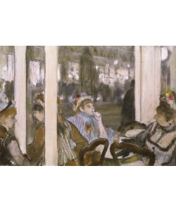 Edgar Degas, Women on a Cafe Terrace, 1877 (pastel on monotype)