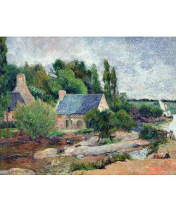 Paul Gauguin, Washerwomen at Pont-Aven, 1886 (oil on canvas)