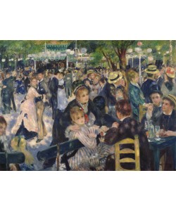 Pierre-Auguste Renoir, Ball at the Moulin de la Galette, 1876 (oil on canvas)
