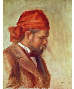 Pierre-Auguste Renoir, Portrait of Ambroise Vollard (1868-1939) (oil on panel)