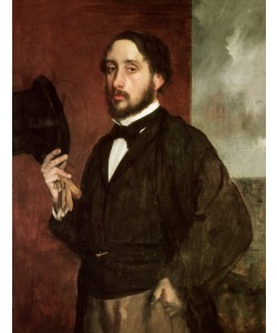 Edgar Degas, Self portrait, c.1862 (oil on canvas)