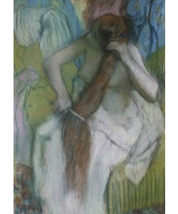 Edgar Degas, Woman Combing her Hair, 1887-90 (pastel on paper)