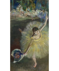 Edgar Degas, End of an Arabesque, 1877 (oil & pastel on canvas)