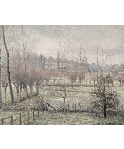 Camille Pissarro, Snow Effect at Eragny, 1894 (oil on canvas)