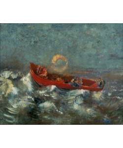 Odilon Redon, The Red Boat, 1905 (oil on canvas)
