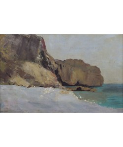 Odilon Redon, The Rocks at Vallieres, near Royan (oil on canvas)