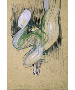 Henri de Toulouse-Lautrec, Study for Loie Fuller (1862-1928) at the Folies-Bergere, 1893 (oil on cardboard)
