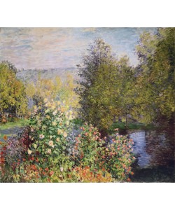 Claude Monet, A Corner of the Garden at Montgeron, 1876-7 (oil on canvas)