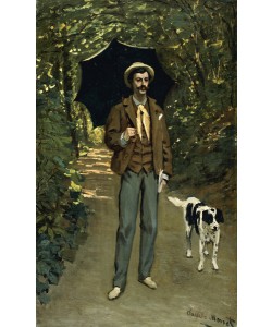 Claude Monet, Man with an Umbrella, c.1868-69 (oil on canvas)
