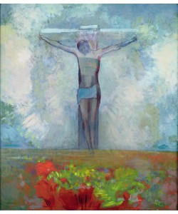 Odilon Redon, The Crucifixion, c.1910 (oil on card)