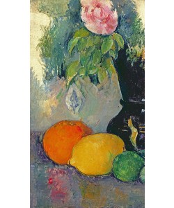 Paul Cézanne, Flowers and fruits, c.1880 (oil on canvas) (see also 287552)