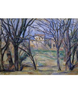 Paul Cézanne, Trees and houses, 1885-86 (oil on canvas) (see also 287556)