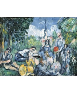 Paul Cézanne, Dejeuner sur l'herbe, 1876-77 (oil on canvas) (also see 287550)
