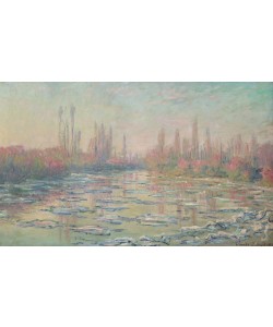 Claude Monet, The Thaw on the Seine, near Vetheuil, 1880 (oil on canvas)